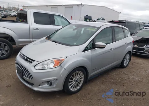 2015 Ford C-Max Hybrid Sel из США, поврежденный, VIN 1FADP5BUXFL116913